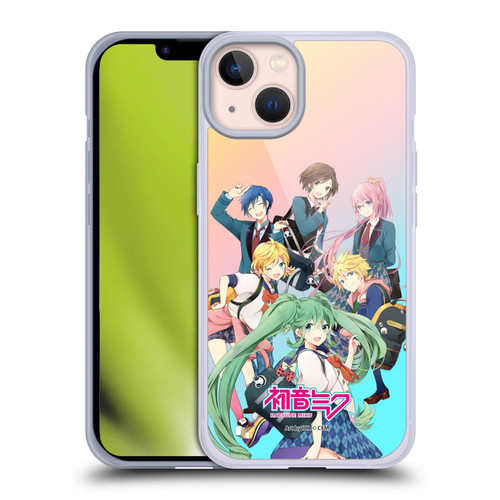 Hatsune Miku Virtual Singers High School Soft Gel Case for Apple iPhone 13