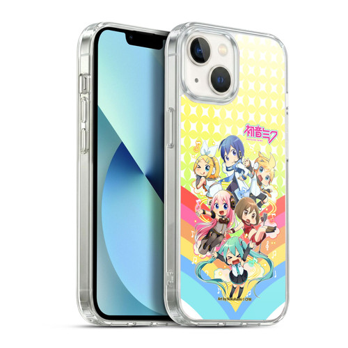 Hatsune Miku Virtual Singers Rainbow Soft Gel Case for Apple iPhone 13