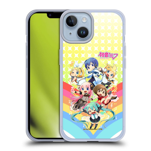 Hatsune Miku Virtual Singers Rainbow Soft Gel Case for Apple iPhone 14