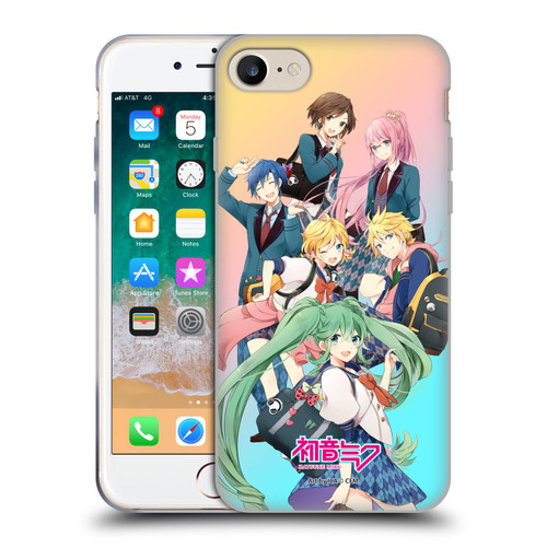 Hatsune Miku Virtual Singers High School Soft Gel Case for Apple iPhone 7 / 8 / SE 2020 & 2022