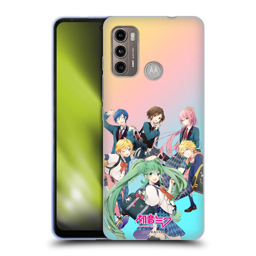 Hatsune Miku Virtual Singers High School Soft Gel Case for Motorola Moto G60 / Moto G40 Fusion