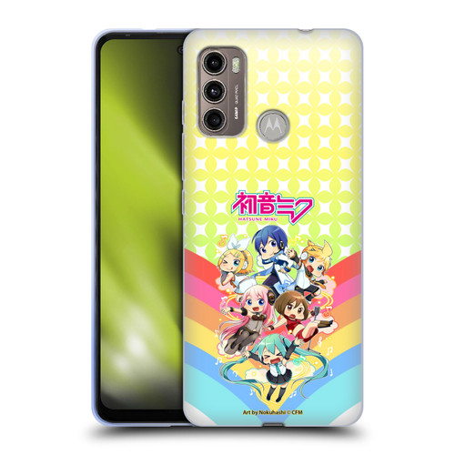 Hatsune Miku Virtual Singers Rainbow Soft Gel Case for Motorola Moto G60 / Moto G40 Fusion