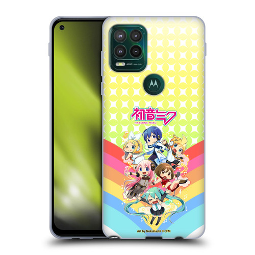 Hatsune Miku Virtual Singers Rainbow Soft Gel Case for Motorola Moto G Stylus 5G 2021