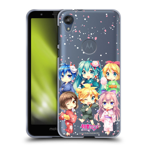 Hatsune Miku Virtual Singers Characters Soft Gel Case for Motorola Moto E6