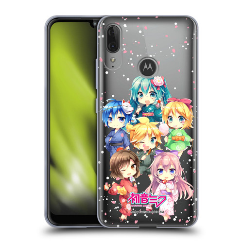Hatsune Miku Virtual Singers Characters Soft Gel Case for Motorola Moto E6 Plus