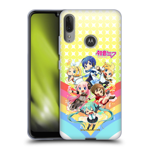 Hatsune Miku Virtual Singers Rainbow Soft Gel Case for Motorola Moto E6 Plus