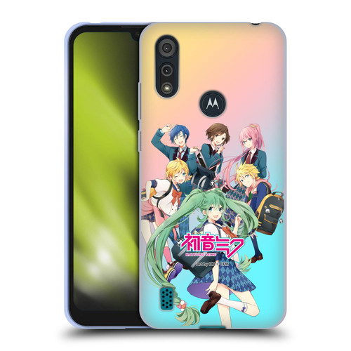 Hatsune Miku Virtual Singers High School Soft Gel Case for Motorola Moto E6s (2020)