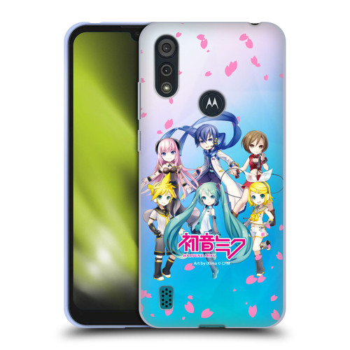 Hatsune Miku Virtual Singers Sakura Soft Gel Case for Motorola Moto E6s (2020)