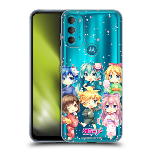 Hatsune Miku Virtual Singers Characters Soft Gel Case for Motorola Moto G71 5G