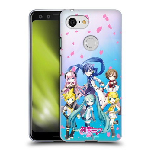 Hatsune Miku Virtual Singers Sakura Soft Gel Case for Google Pixel 3