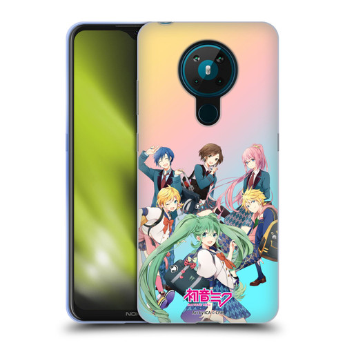 Hatsune Miku Virtual Singers High School Soft Gel Case for Nokia 5.3