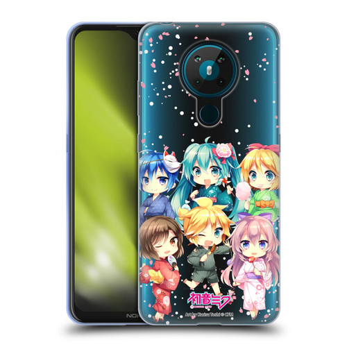 Hatsune Miku Virtual Singers Characters Soft Gel Case for Nokia 5.3