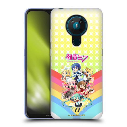 Hatsune Miku Virtual Singers Rainbow Soft Gel Case for Nokia 5.3