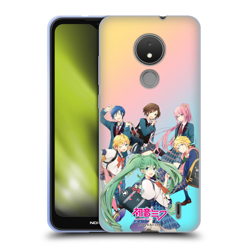 Hatsune Miku Virtual Singers High School Soft Gel Case for Nokia C21