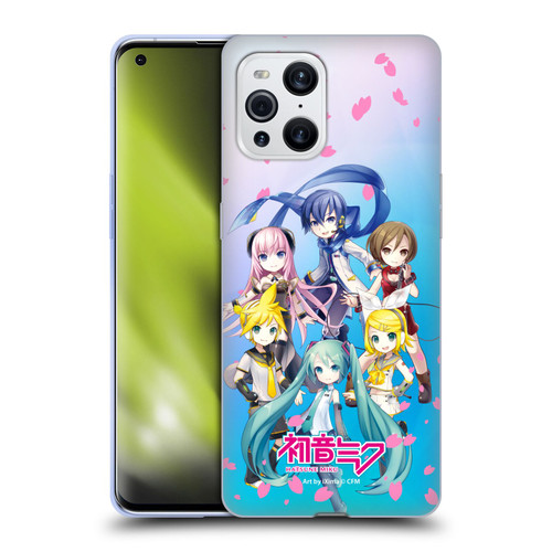 Hatsune Miku Virtual Singers Sakura Soft Gel Case for OPPO Find X3 / Pro