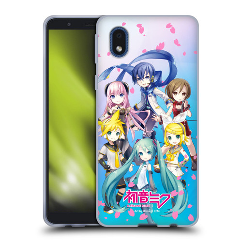 Hatsune Miku Virtual Singers Sakura Soft Gel Case for Samsung Galaxy A01 Core (2020)
