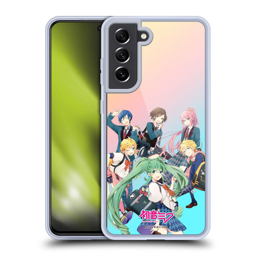 Hatsune Miku Virtual Singers High School Soft Gel Case for Samsung Galaxy S21 FE 5G