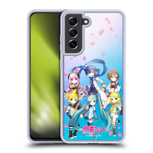 Hatsune Miku Virtual Singers Sakura Soft Gel Case for Samsung Galaxy S21 FE 5G