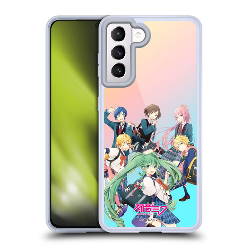 Hatsune Miku Virtual Singers High School Soft Gel Case for Samsung Galaxy S21 5G