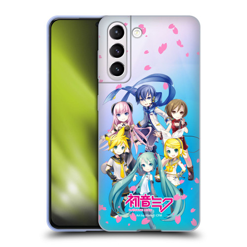 Hatsune Miku Virtual Singers Sakura Soft Gel Case for Samsung Galaxy S21 5G
