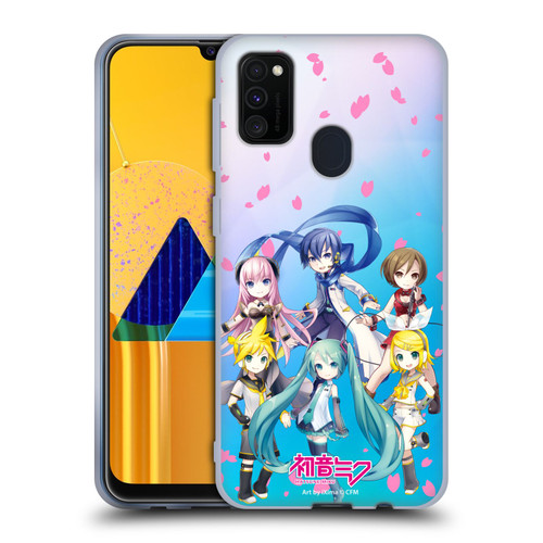Hatsune Miku Virtual Singers Sakura Soft Gel Case for Samsung Galaxy M30s (2019)/M21 (2020)