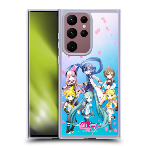 Hatsune Miku Virtual Singers Sakura Soft Gel Case for Samsung Galaxy S22 Ultra 5G