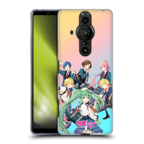 Hatsune Miku Virtual Singers High School Soft Gel Case for Sony Xperia Pro-I