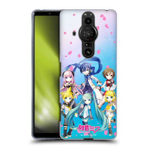 Hatsune Miku Virtual Singers Sakura Soft Gel Case for Sony Xperia Pro-I