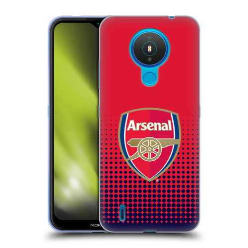 Arsenal FC Crest 2 Fade Soft Gel Case for Nokia 1.4