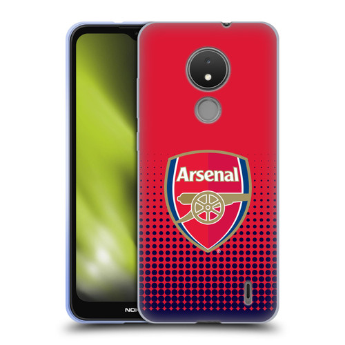 Arsenal FC Crest 2 Fade Soft Gel Case for Nokia C21