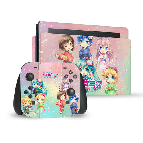 Hatsune Miku Graphics Characters Vinyl Sticker Skin Decal Cover for Nintendo Switch Bundle