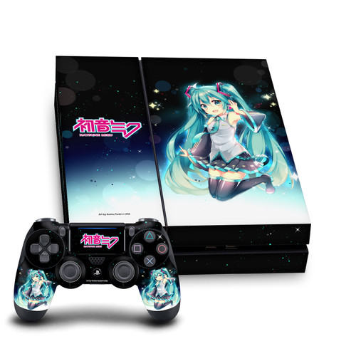 Hatsune Miku Graphics Night Sky Vinyl Sticker Skin Decal Cover for Sony PS4 Console & Controller