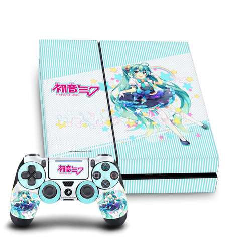 Hatsune Miku Graphics Stars And Rainbow Vinyl Sticker Skin Decal Cover for Sony PS4 Console & Controller