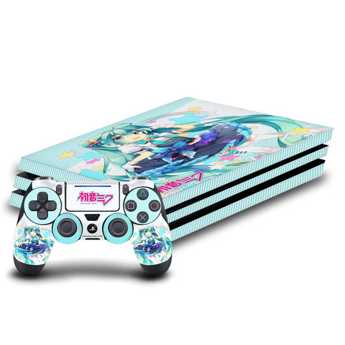 Hatsune Miku Graphics Stars And Rainbow Vinyl Sticker Skin Decal Cover for Sony PS4 Pro Bundle