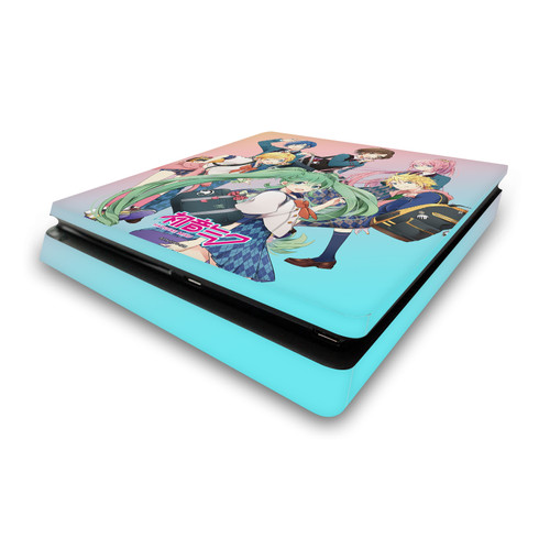Hatsune Miku Graphics High School Vinyl Sticker Skin Decal Cover for Sony PS4 Slim Console