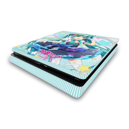 Hatsune Miku Graphics Stars And Rainbow Vinyl Sticker Skin Decal Cover for Sony PS4 Slim Console