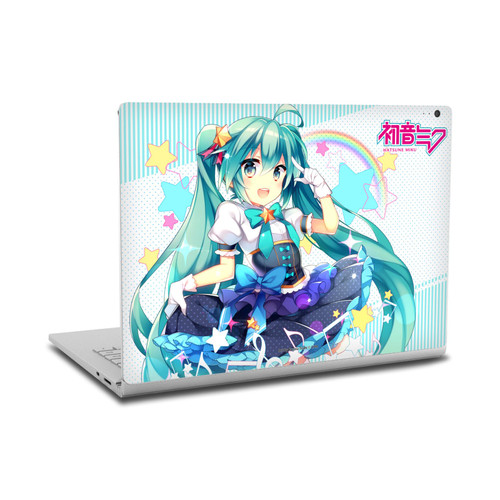 Hatsune Miku Graphics Stars And Rainbow Vinyl Sticker Skin Decal Cover for Microsoft Surface Book 2