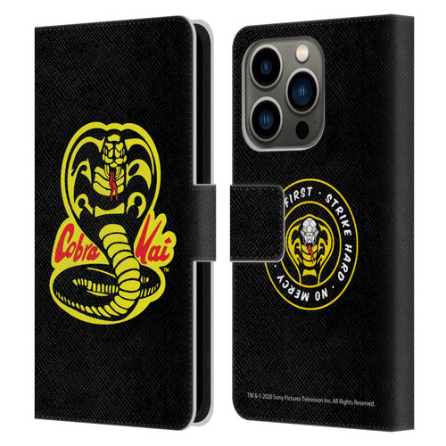 Cobra Kai Graphics Logo Leather Book Wallet Case Cover For Apple iPhone 14 Pro