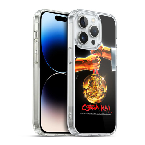Cobra Kai Graphics Gold Medal Soft Gel Case for Apple iPhone 14 Pro & MagSafe