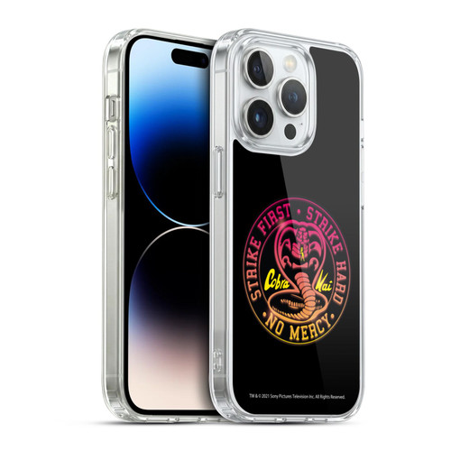 Cobra Kai Key Art Strike Hard Logo Soft Gel Case for Apple iPhone 14 Pro & MagSafe