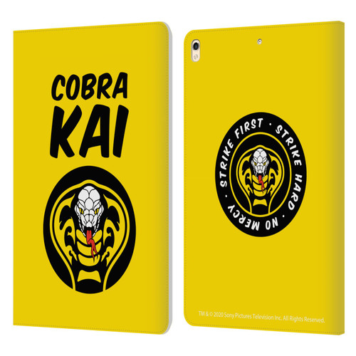 Cobra Kai Composed Art Logo 2 Leather Book Wallet Case Cover For Apple iPad Pro 10.5 (2017)