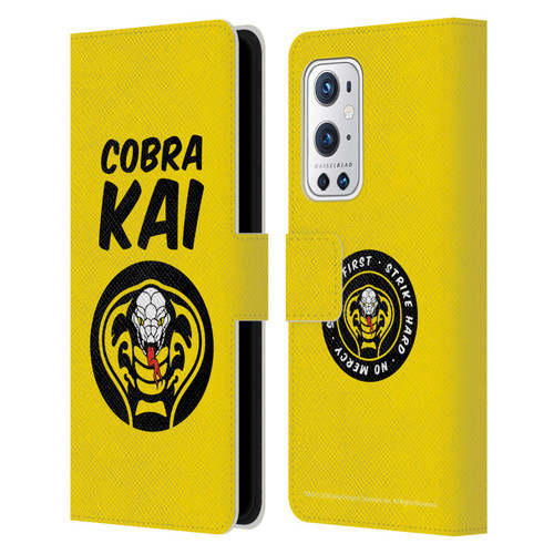 Cobra Kai Composed Art Logo 2 Leather Book Wallet Case Cover For OnePlus 9 Pro