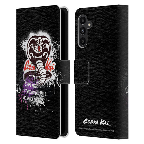 Cobra Kai Composed Art No Mercy Logo Leather Book Wallet Case Cover For Samsung Galaxy A13 5G (2021)