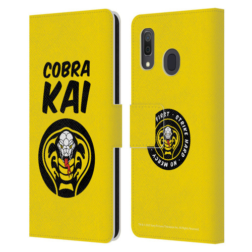 Cobra Kai Composed Art Logo 2 Leather Book Wallet Case Cover For Samsung Galaxy A33 5G (2022)