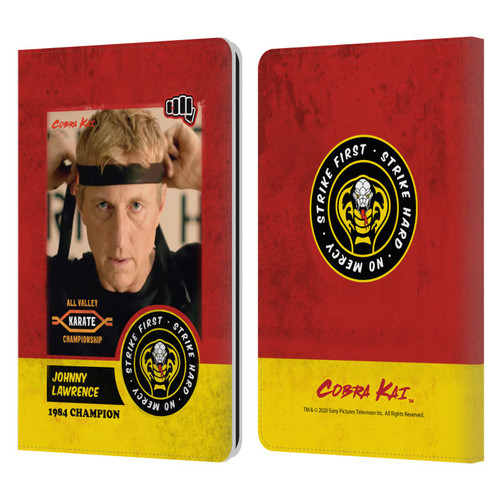 Cobra Kai Graphics 2 Johnny Lawrence Karate Leather Book Wallet Case Cover For Amazon Kindle Paperwhite 1 / 2 / 3