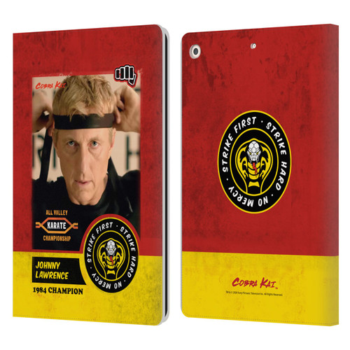 Cobra Kai Graphics 2 Johnny Lawrence Karate Leather Book Wallet Case Cover For Apple iPad 10.2 2019/2020/2021
