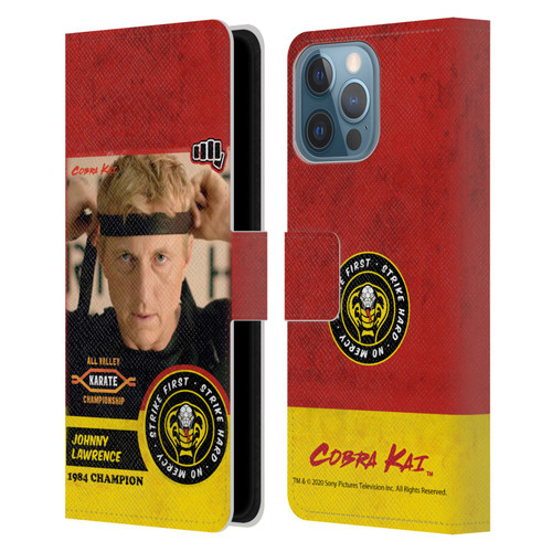 Cobra Kai Graphics 2 Johnny Lawrence Karate Leather Book Wallet Case Cover For Apple iPhone 13 Pro Max