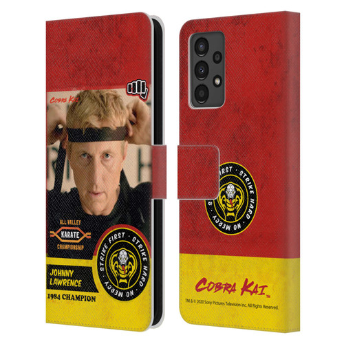 Cobra Kai Graphics 2 Johnny Lawrence Karate Leather Book Wallet Case Cover For Samsung Galaxy A13 (2022)