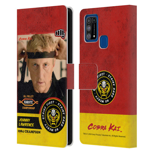 Cobra Kai Graphics 2 Johnny Lawrence Karate Leather Book Wallet Case Cover For Samsung Galaxy M31 (2020)