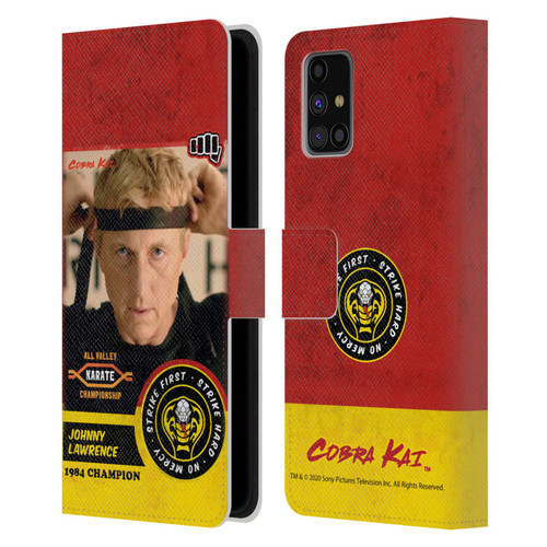 Cobra Kai Graphics 2 Johnny Lawrence Karate Leather Book Wallet Case Cover For Samsung Galaxy M31s (2020)